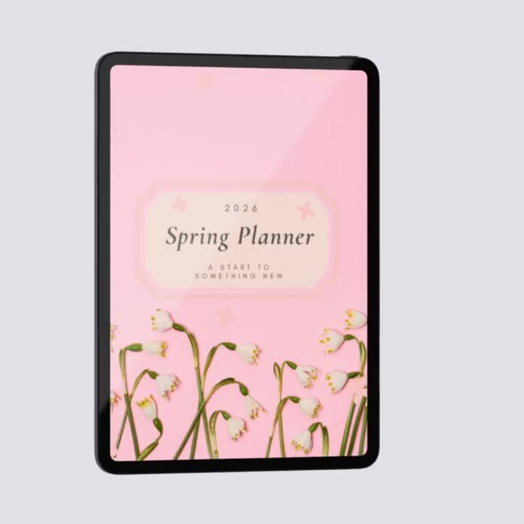 Spring Focus Plan Grow Thrive Printable PDF PSpring Focus Plan Grow Thrive Printable PDF PNG | Seasonal Goal Planner | Spring Productivity Planner Instant DownloadNG | Seasonal Goal Planner | Spring Productivity Planner Instant Download
