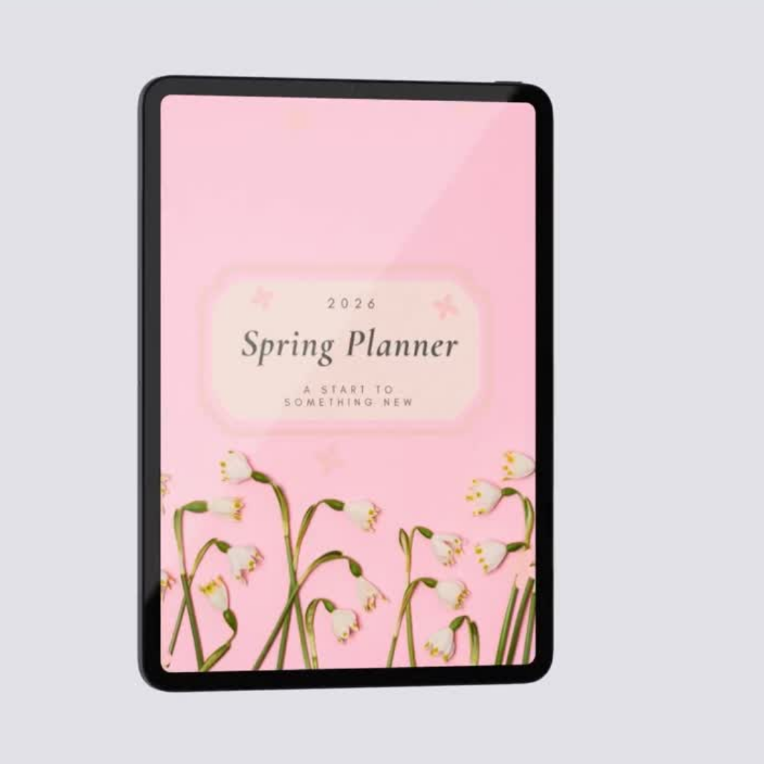 Spring Focus Plan Grow Thrive Printable PDF PSpring Focus Plan Grow Thrive Printable PDF PNG | Seasonal Goal Planner | Spring Productivity Planner Instant DownloadNG | Seasonal Goal Planner | Spring Productivity Planner Instant Download