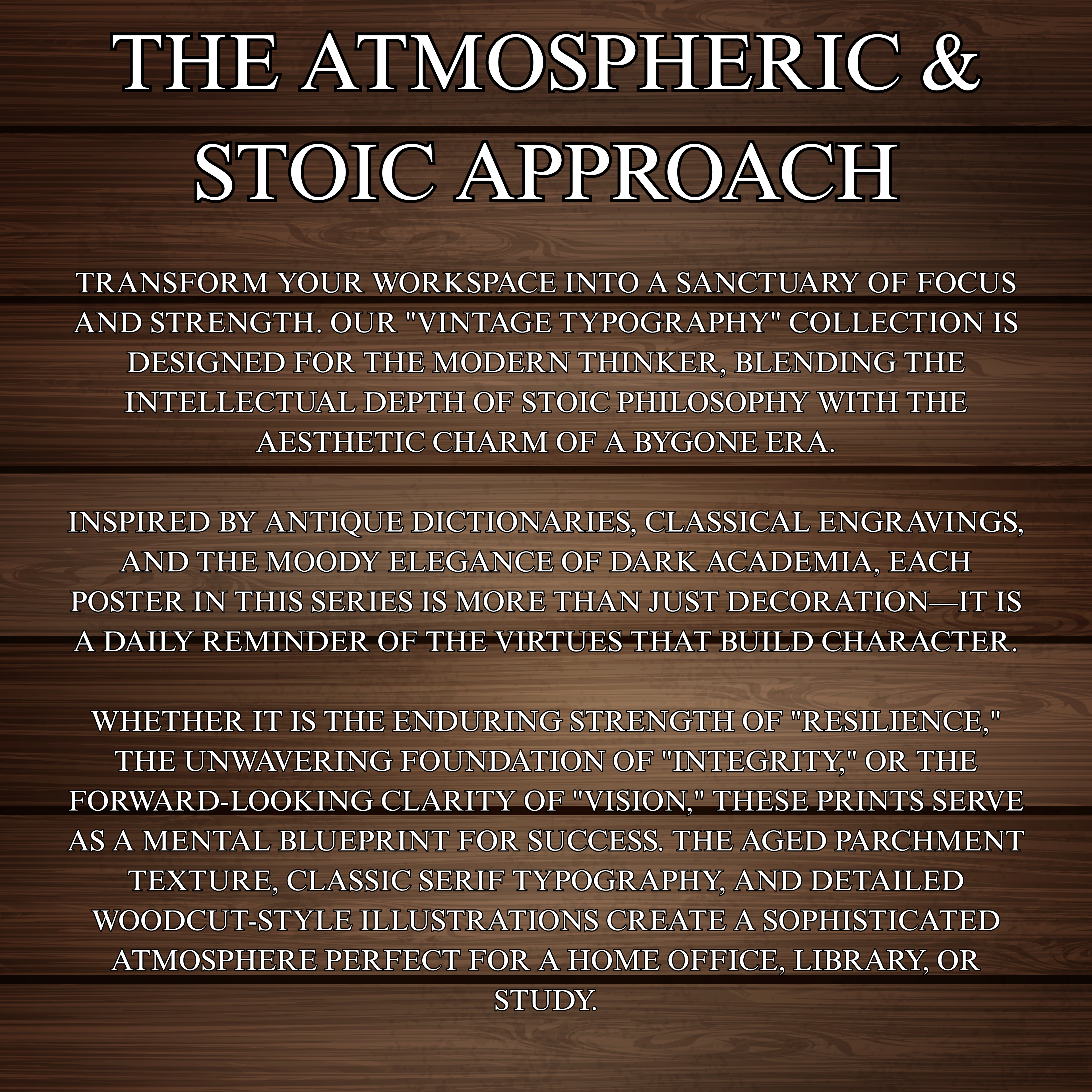 Vintage Typography Posters PDF PNG | Retro Quote Wall Art Prints | Classic Text Design Home Decor | Instant Download