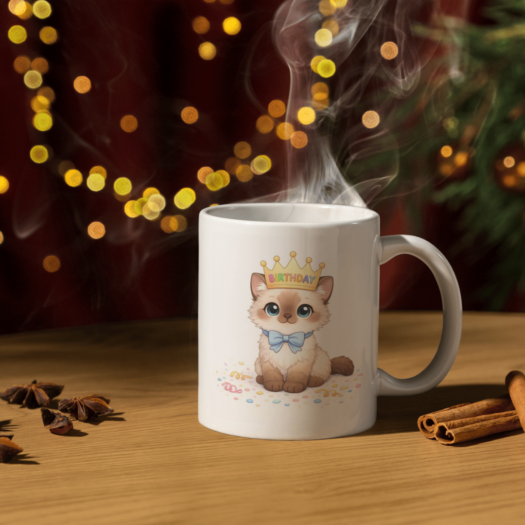 25 Birthday Cats Clipart PNG PDF | Cute Cat Birthday Illustrations | Party Decorations & Printable Wall Art | Instant Download