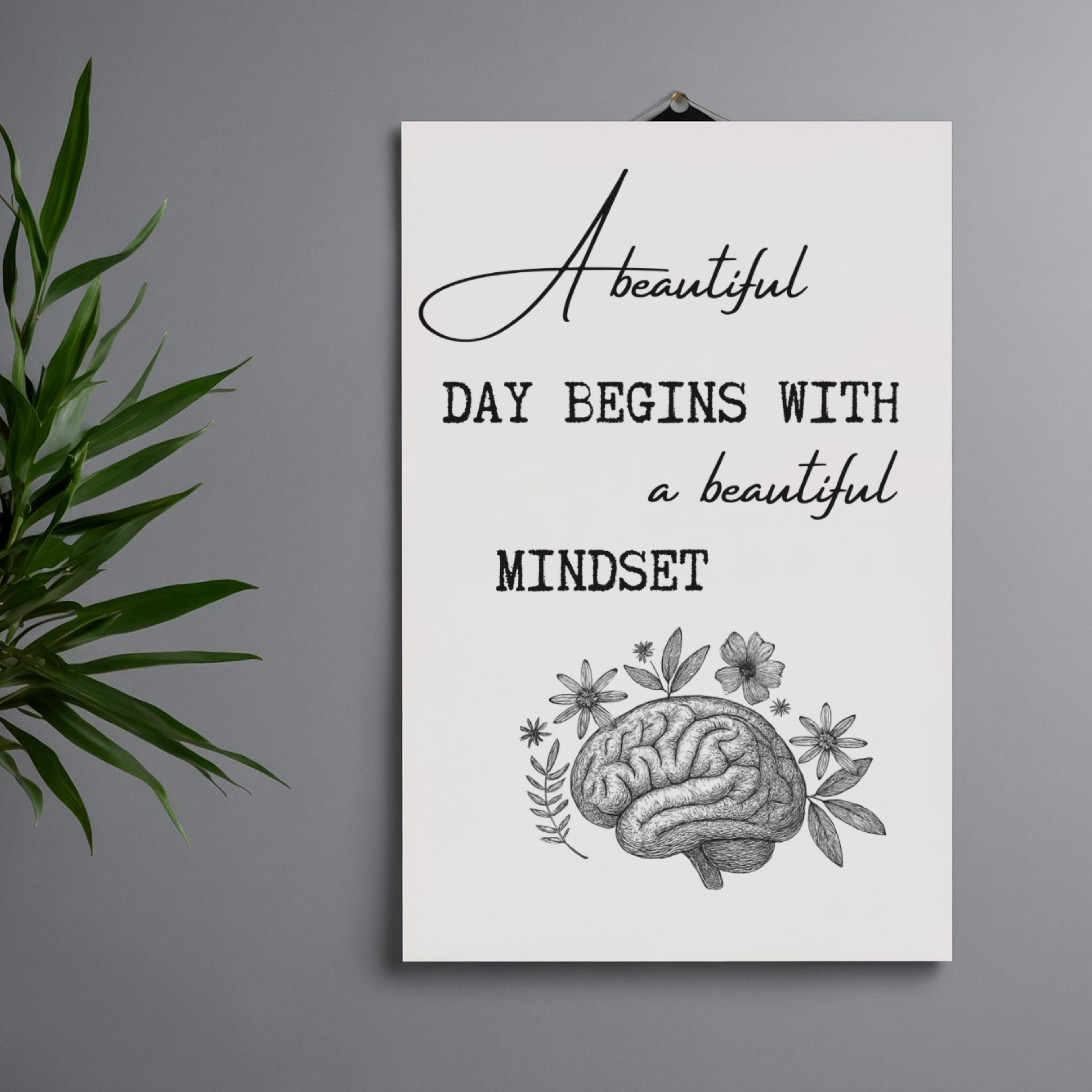 6 Healthy Mindset Quotes Wall Art PDF PNG | Mental Health & Positive Thinking Prints | Inspirational Home Decor | Instant Download