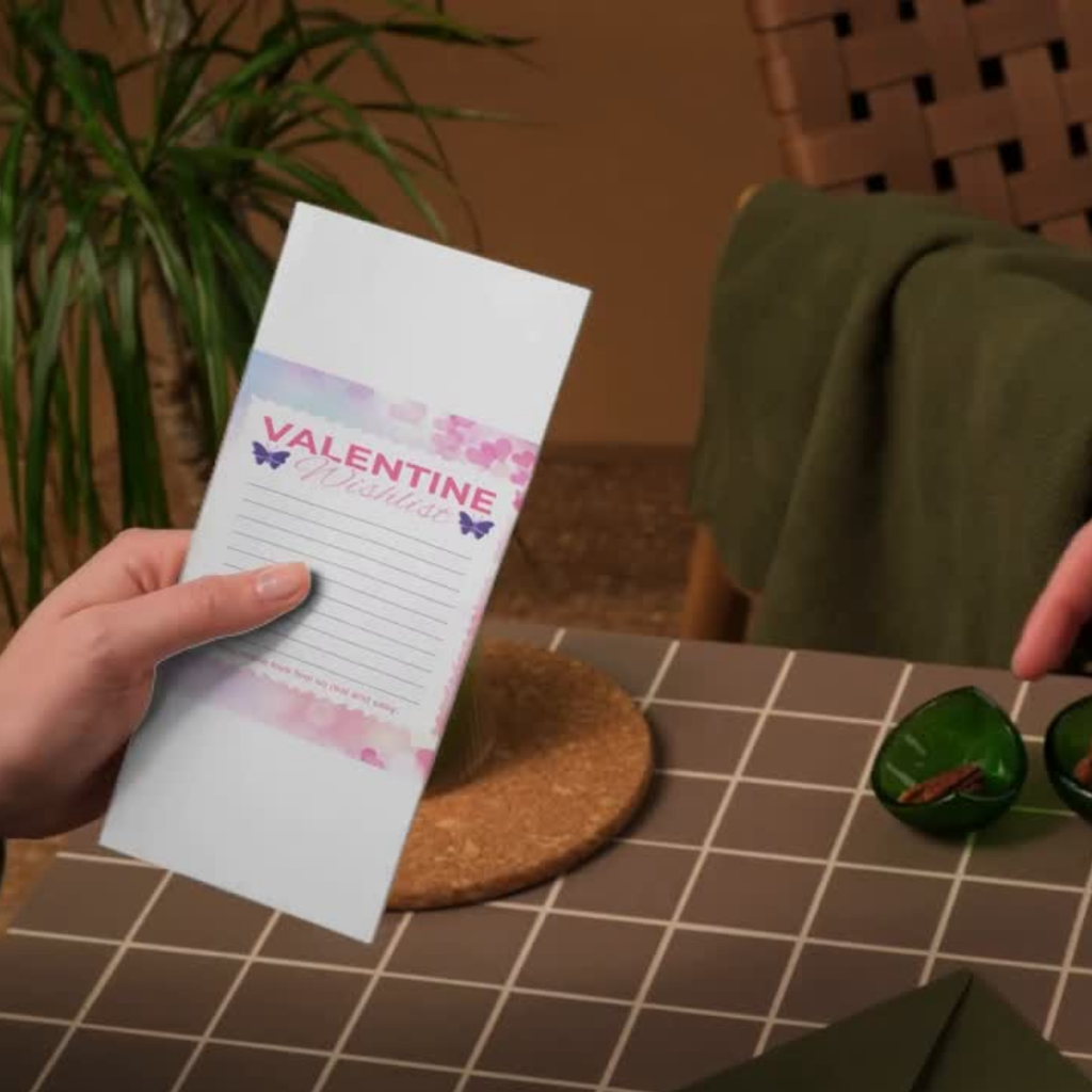 Valentine Wishlist Printable PDF PNG | Valentine’s Day Gift Planner | Love & Couple Wish List | Instant Download