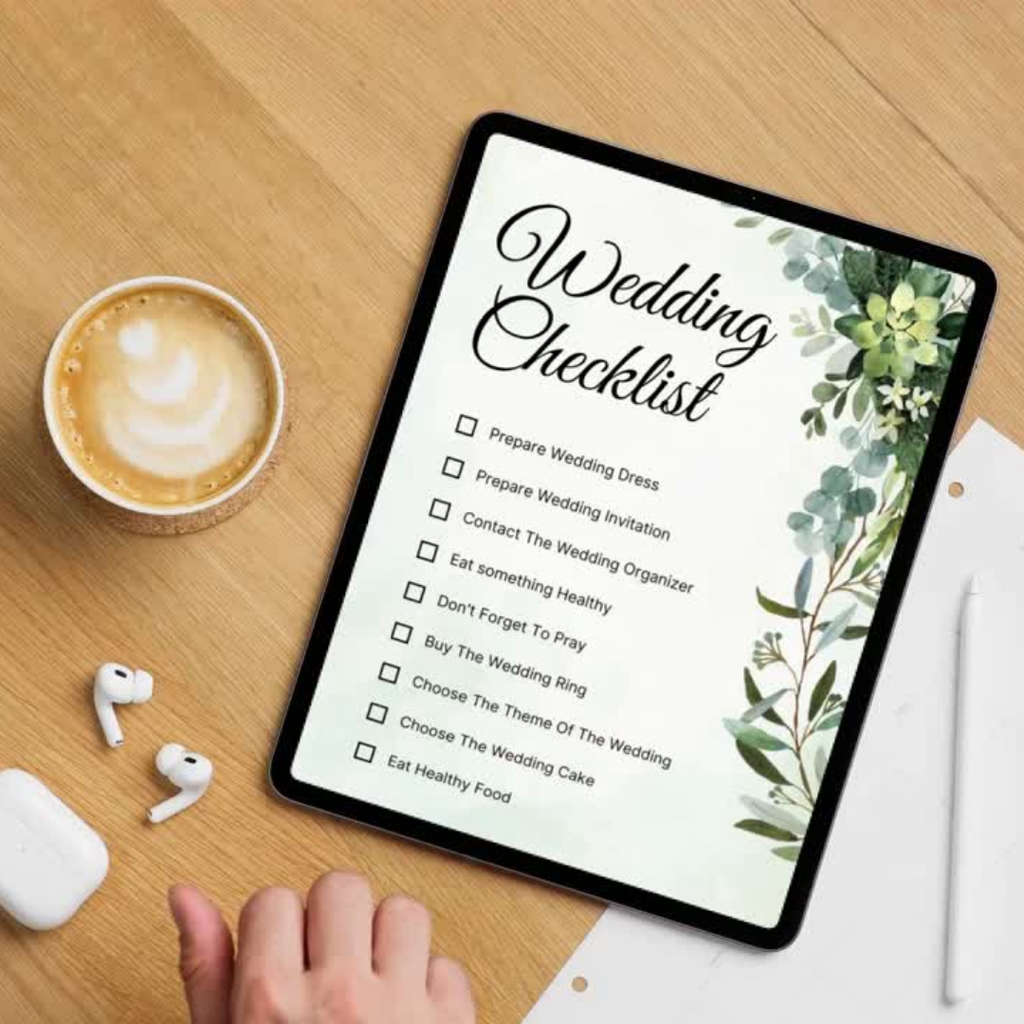 Wedding Checklist Templates PDF PNG | Bridal Planning Organizer | Wedding To-Do List & Timeline | Instant Download